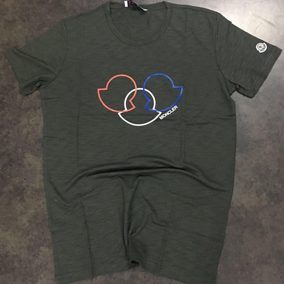 Moncler Other - MONCLER GREY CASUAL MEN T-SHIRT Moncler Other - MONCLER GREY CASUAL MEN T-SHIRT